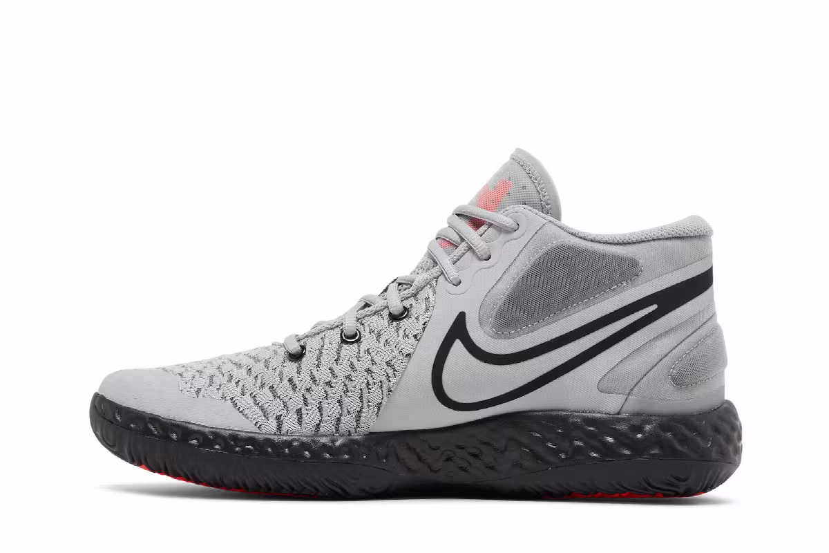 Nike KD Trey 5 VIII Light Smoke Grey Black, view 4