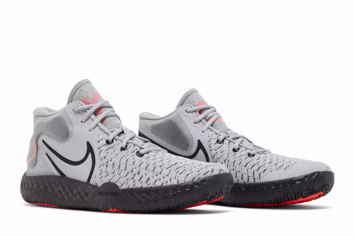 Nike KD Trey 5 VIII Light Smoke Grey Black, view 9