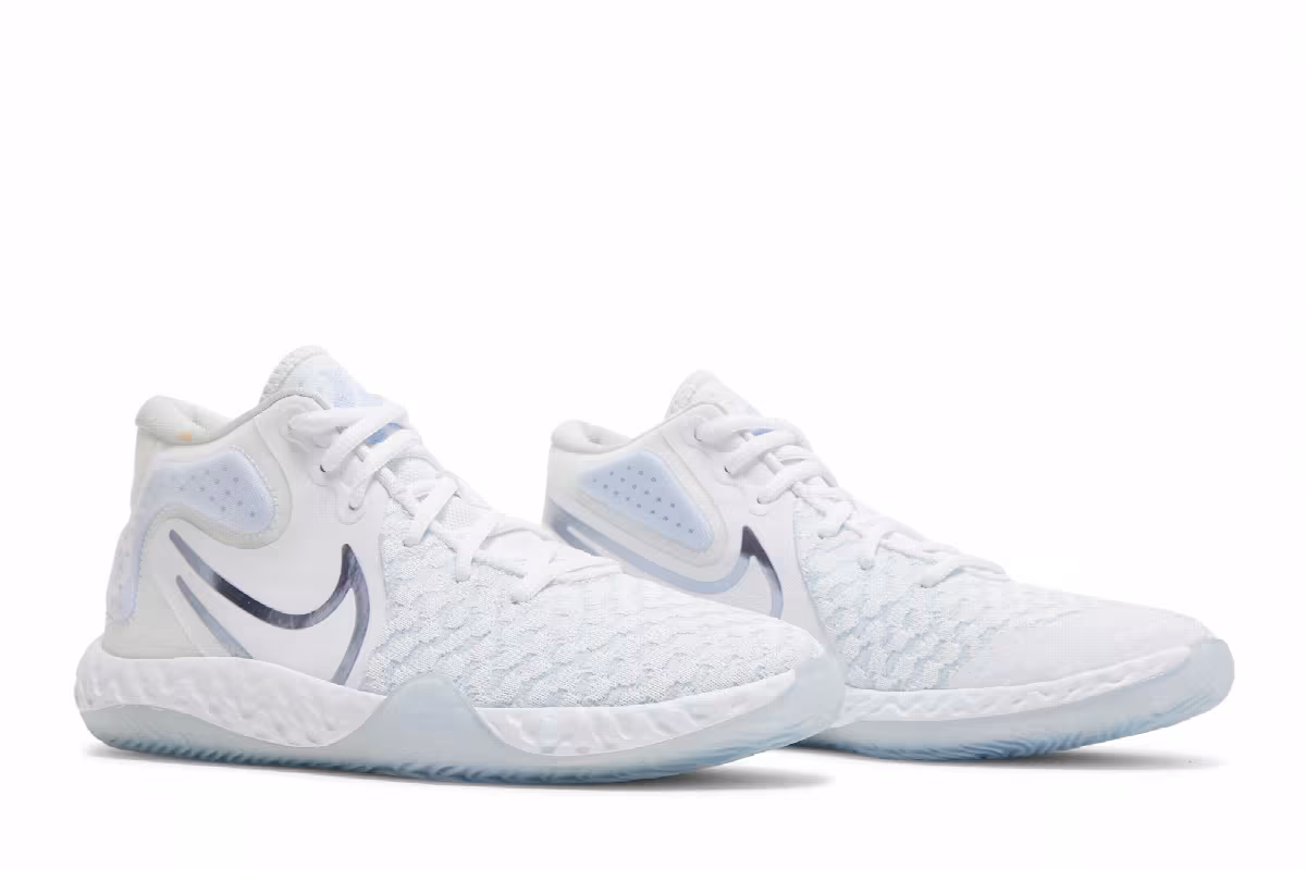 Nike KD Trey 5 VIII GS White Royal Tint, view 9