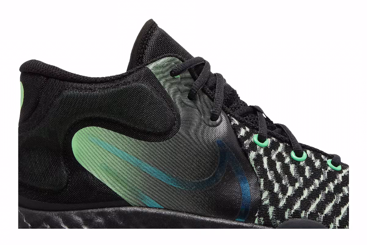 Nike KD Trey 5 VIII Black Illusion Green, view 3