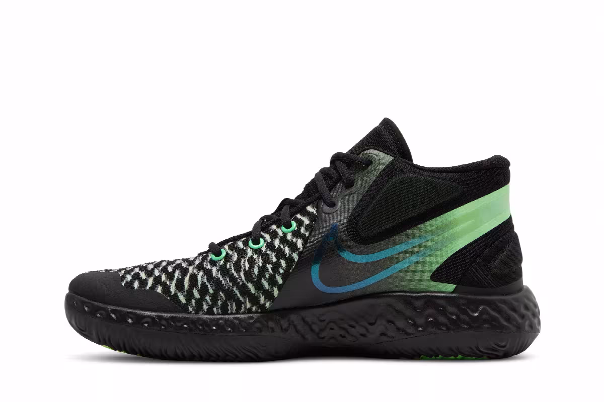 Nike KD Trey 5 VIII Black Illusion Green, view 4
