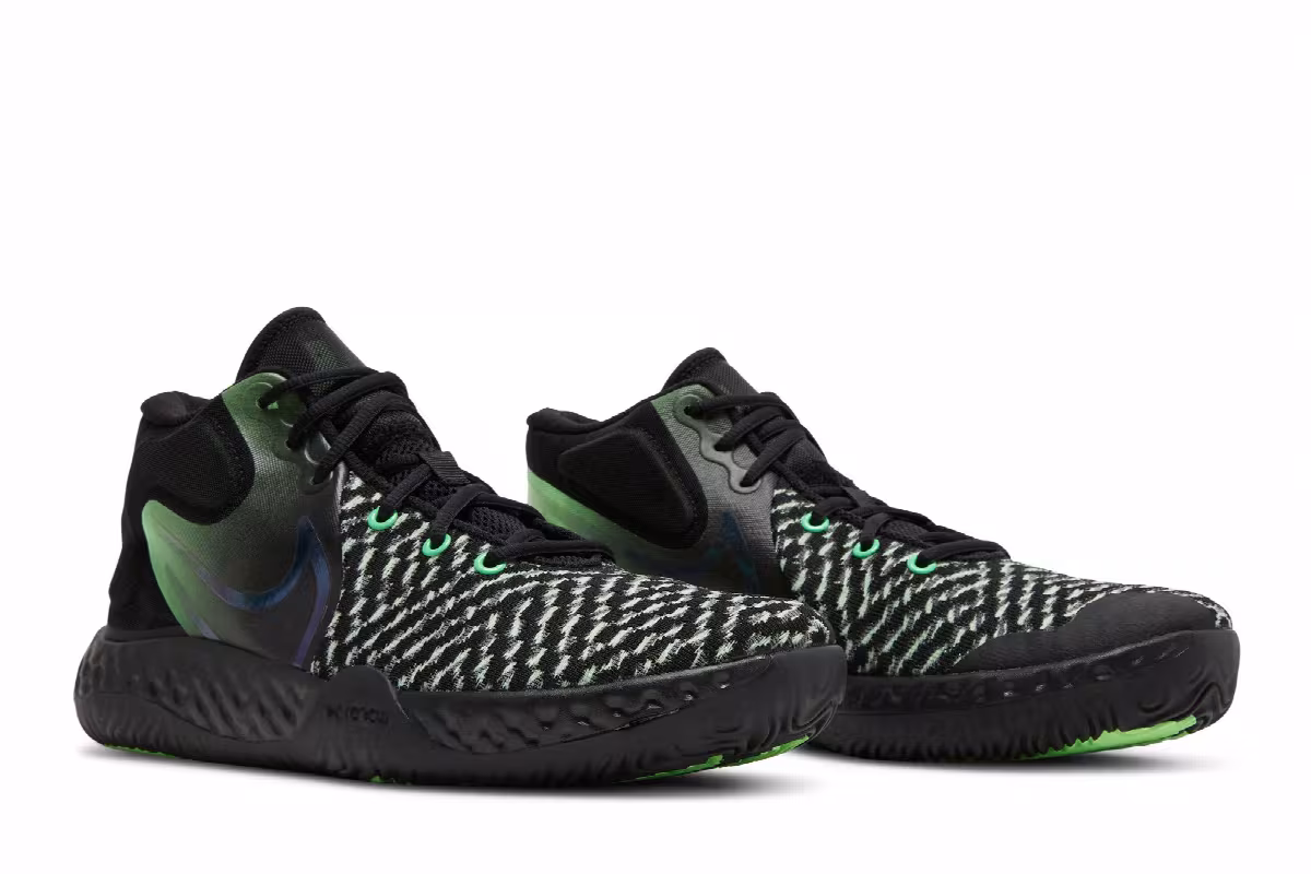 Nike KD Trey 5 VIII Black Illusion Green, view 9