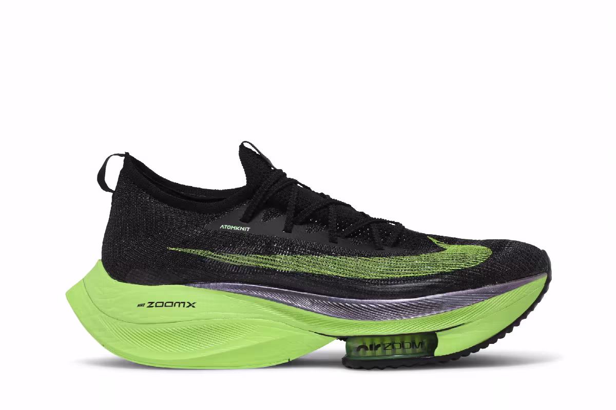 Nike Air Zoom Alphafly Next% Lime Blast, view 2