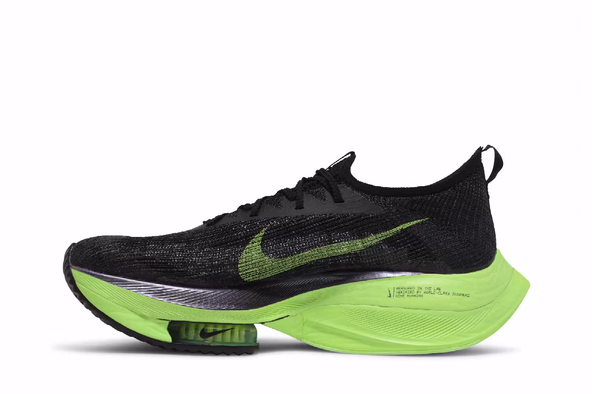 Nike Air Zoom Alphafly Next% Lime Blast, view 4