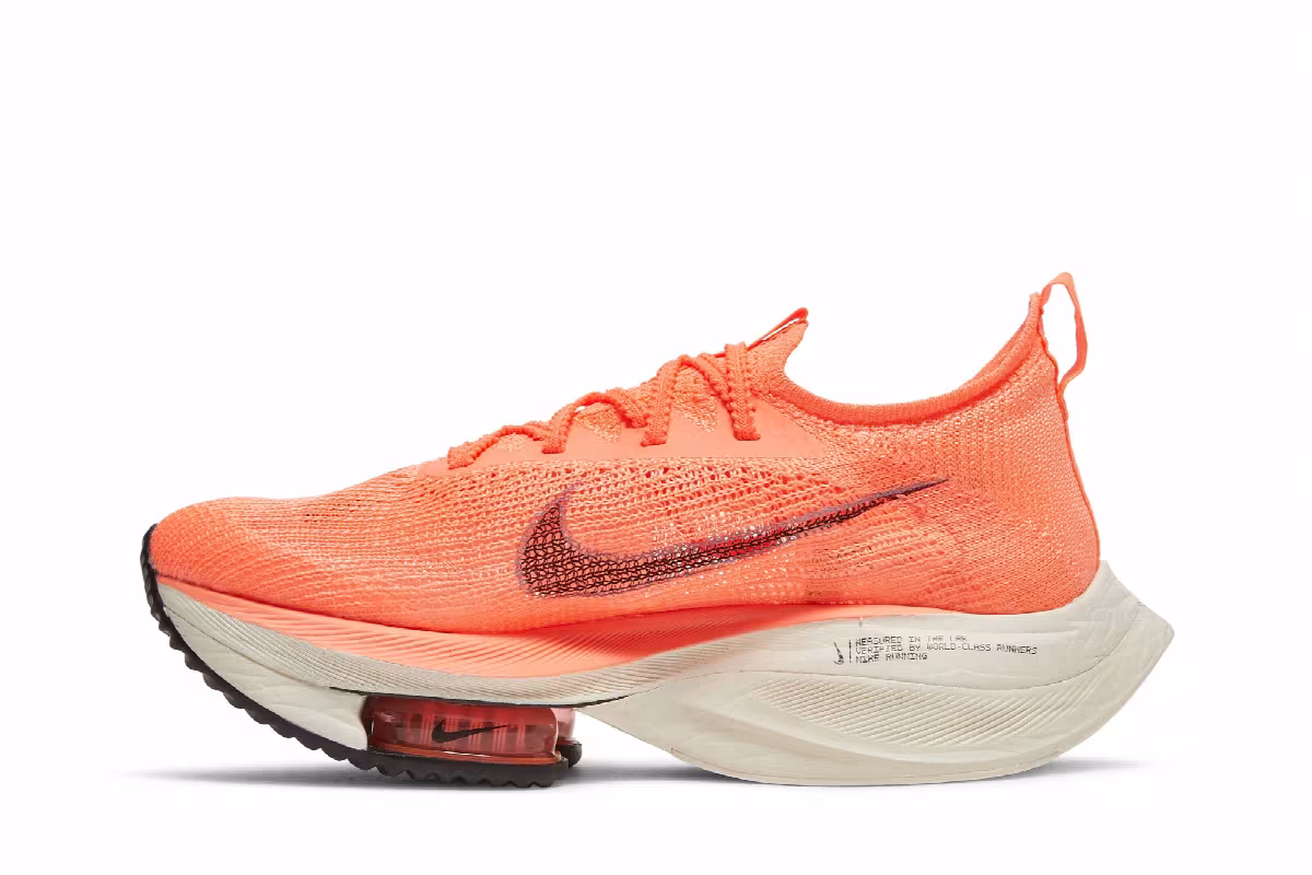 Nike Women's Air Zoom Alphafly Next% Bright Orange, view 4