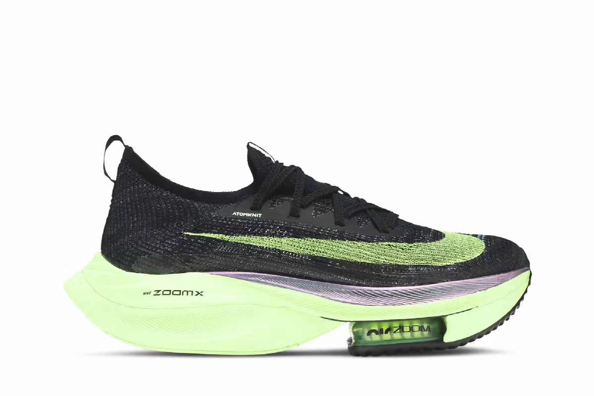 Nike Women's Air Zoom Alphafly Next% Lime Blast, view 2