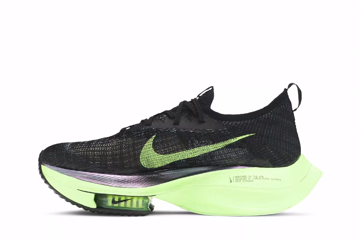 Nike Women's Air Zoom Alphafly Next% Lime Blast, view 4