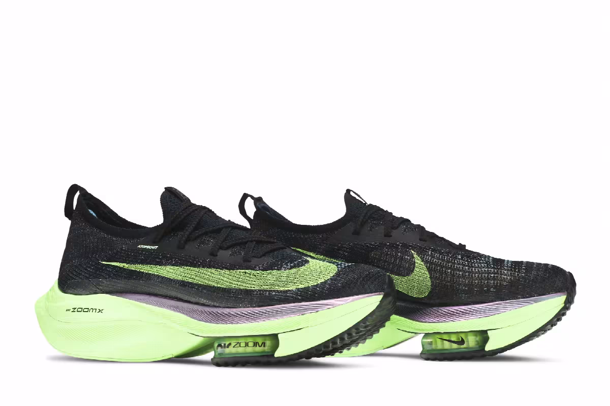 Nike Women's Air Zoom Alphafly Next% Lime Blast, view 9