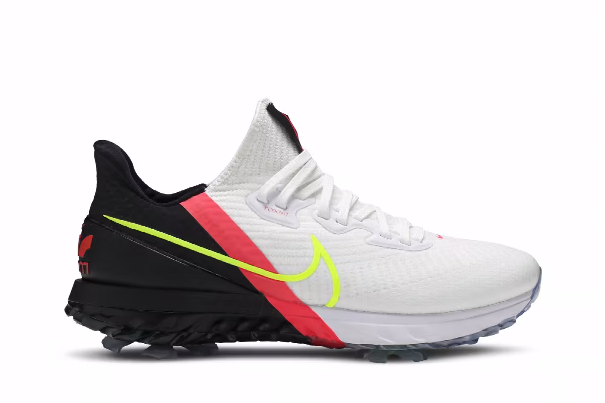 Nike Air Zoom Infinity Tour Golf White Crimson Volt, view 2