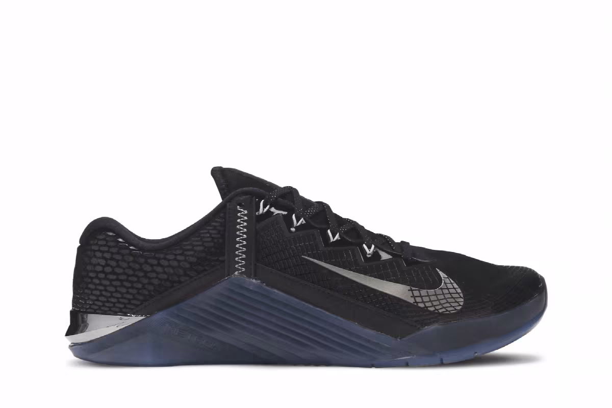 Nike Metcon 6 AMP Black Metallic Pewter, view 2