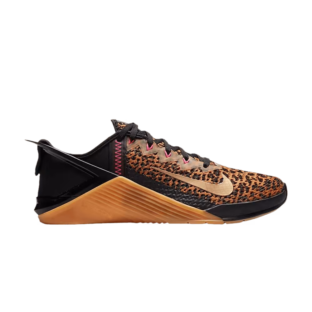 Nike Women's Metcon 6 FlyEase Cheetah Print
