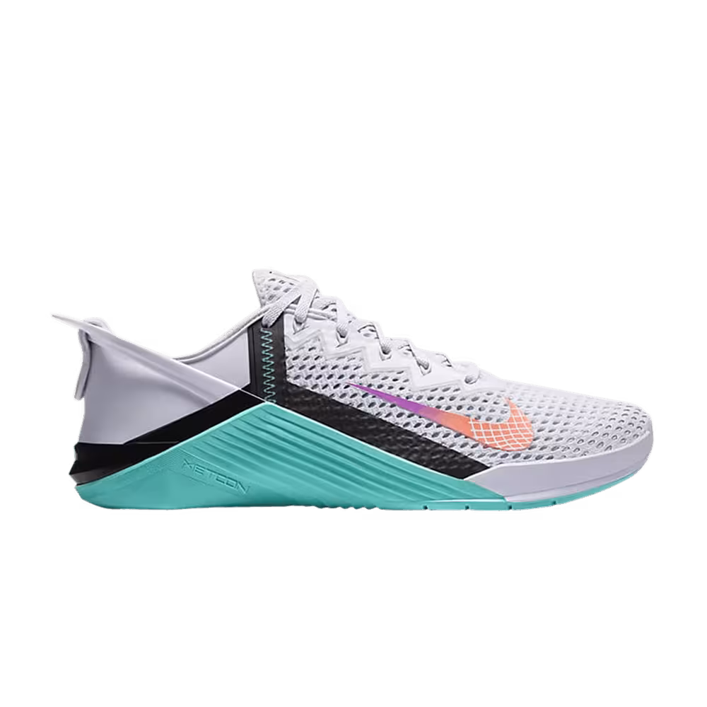 Nike Metcon 6 FlyEase Grey Oracle Aqua