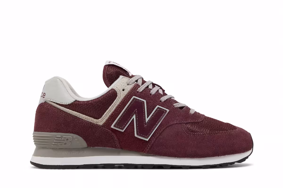 New Balance 574 Core Pack - Burgundy, view 2
