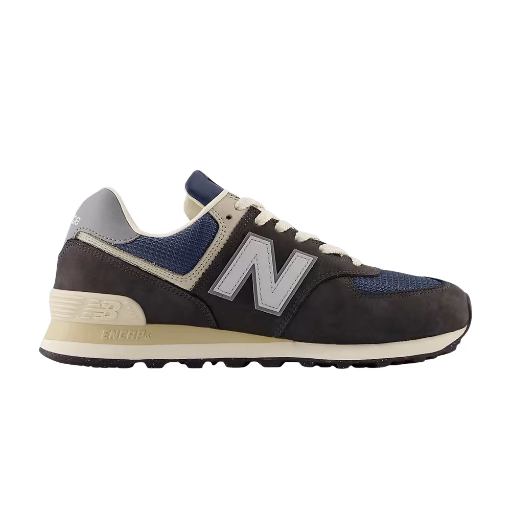New Balance 574 Black Cement Slate Grey