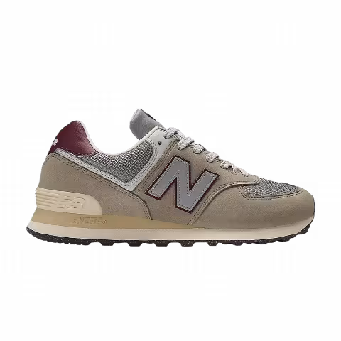New Balance 574 'Arid Stone Monarch Burgundy'