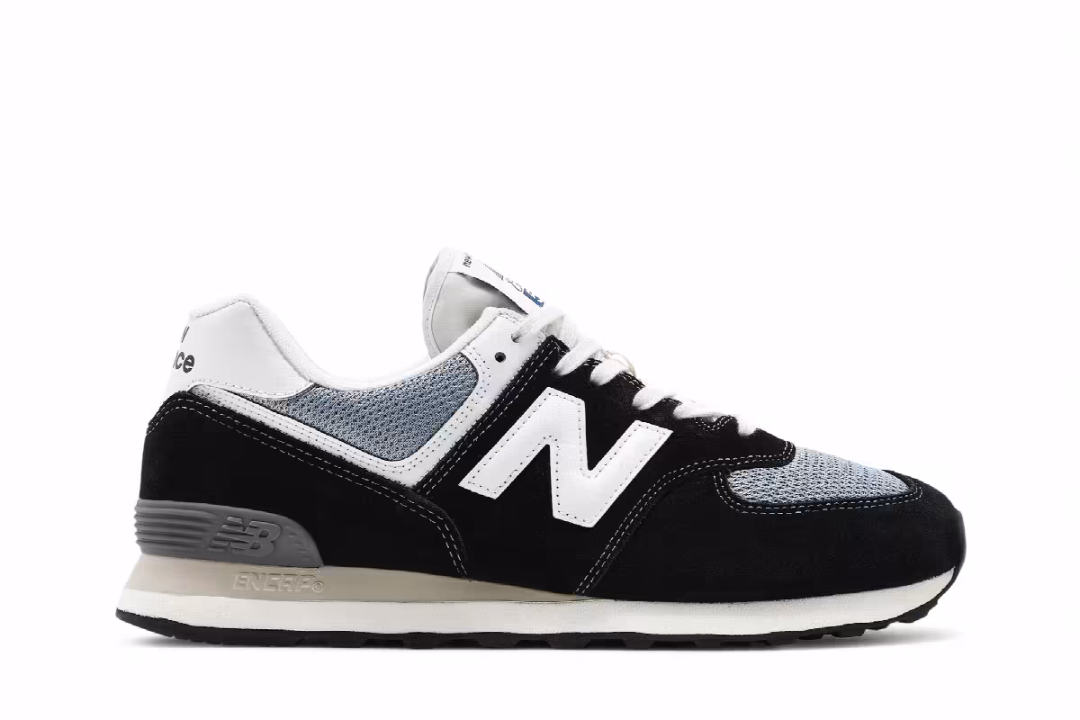 New Balance 574 Black Reflection, view 2