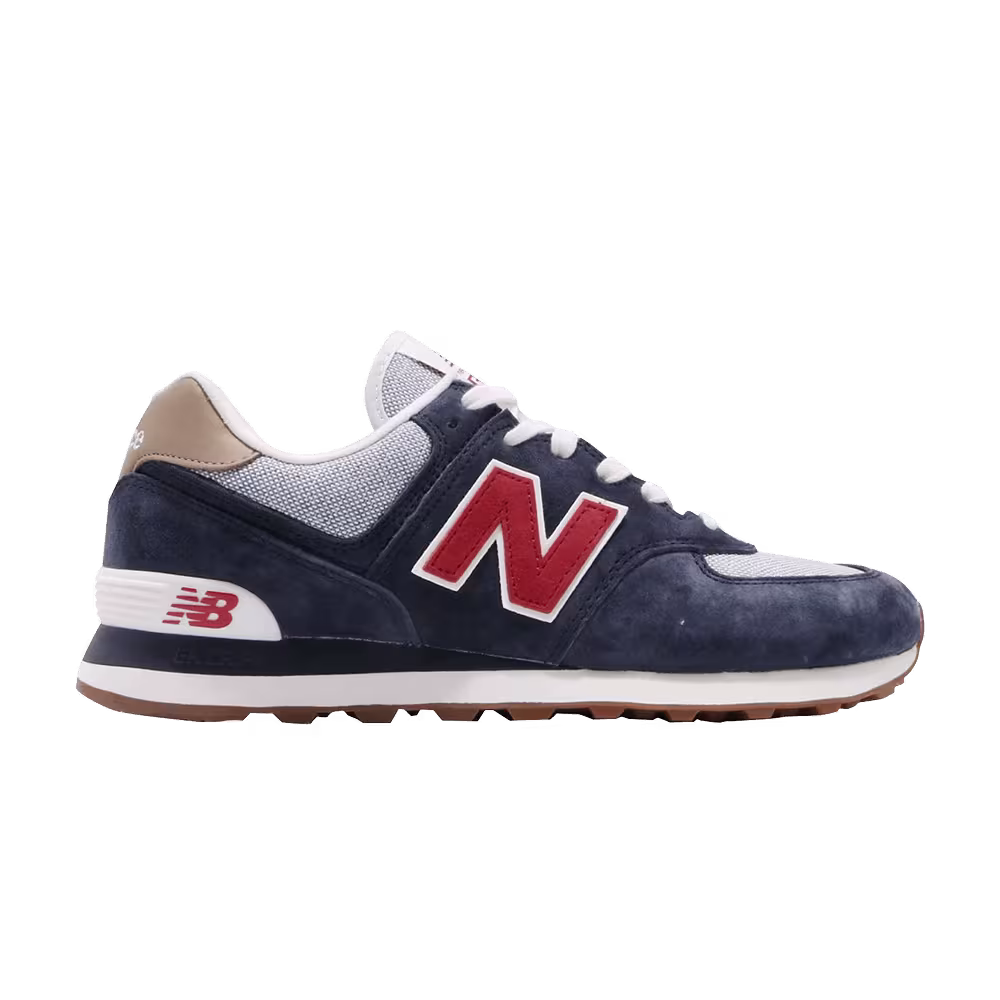 New Balance 574 Navy Red