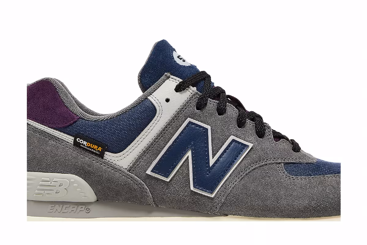 New Balance 574 Apollo Grey Navy, view 3