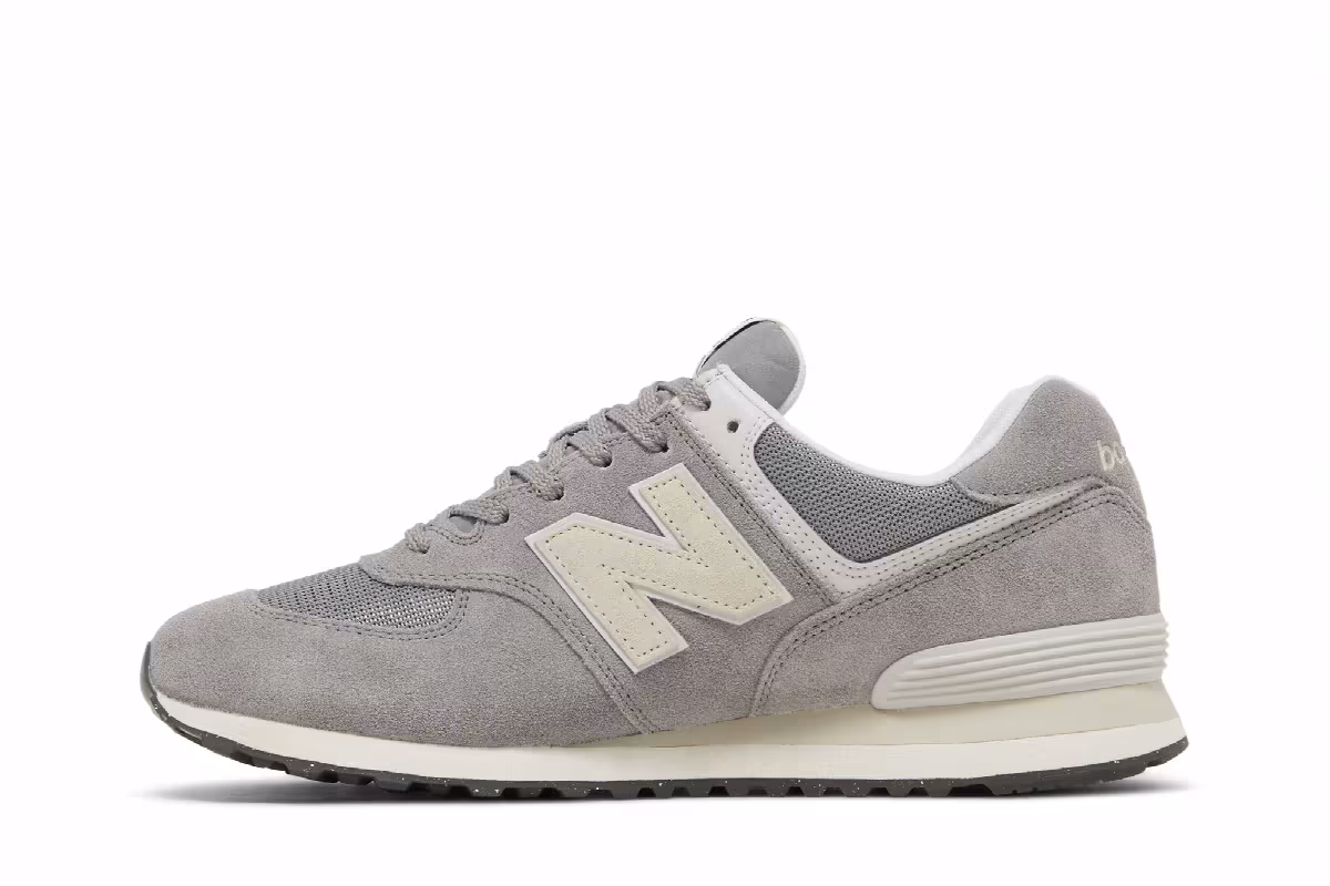 New Balance 574 Grey Off White, view 4