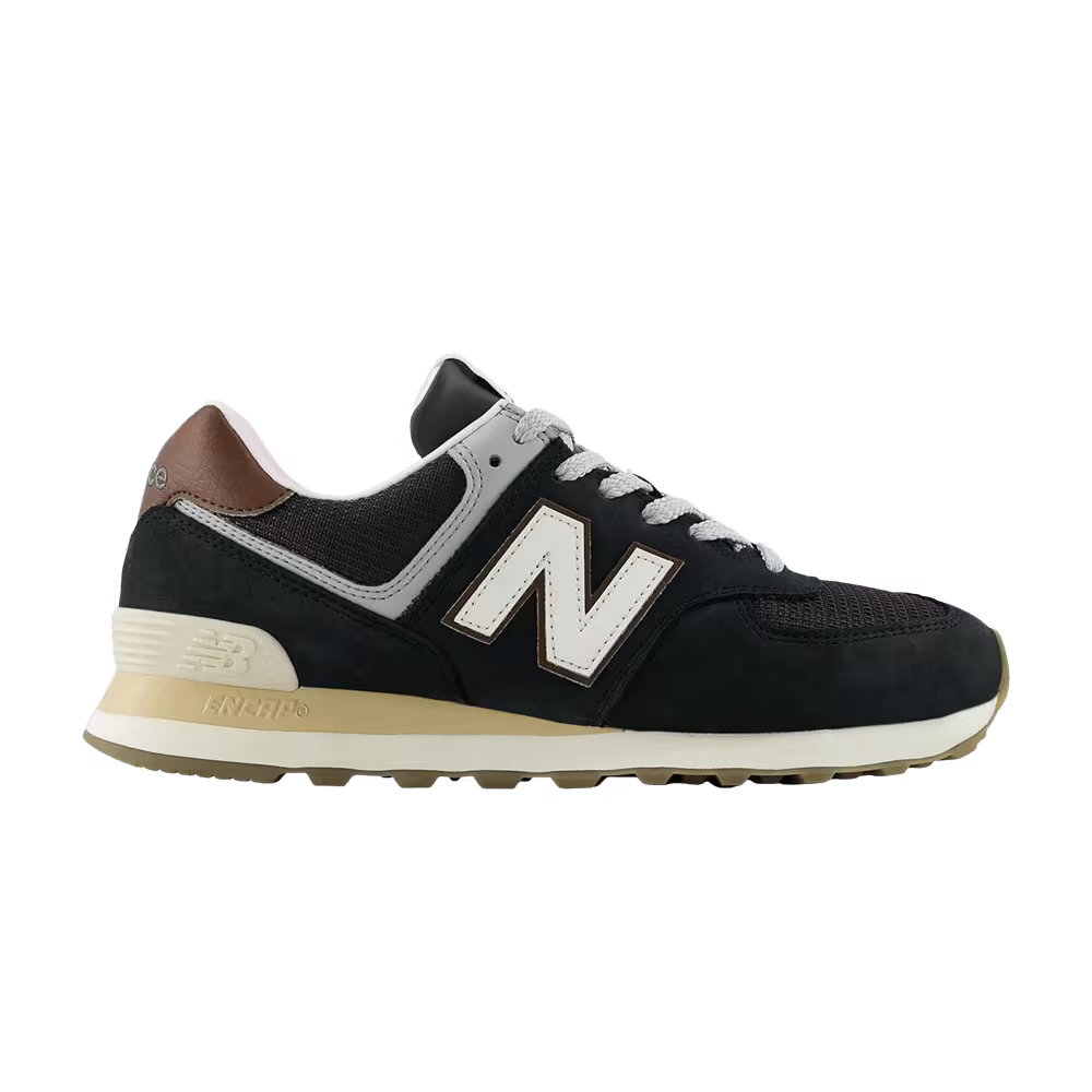 New Balance 574 Black White