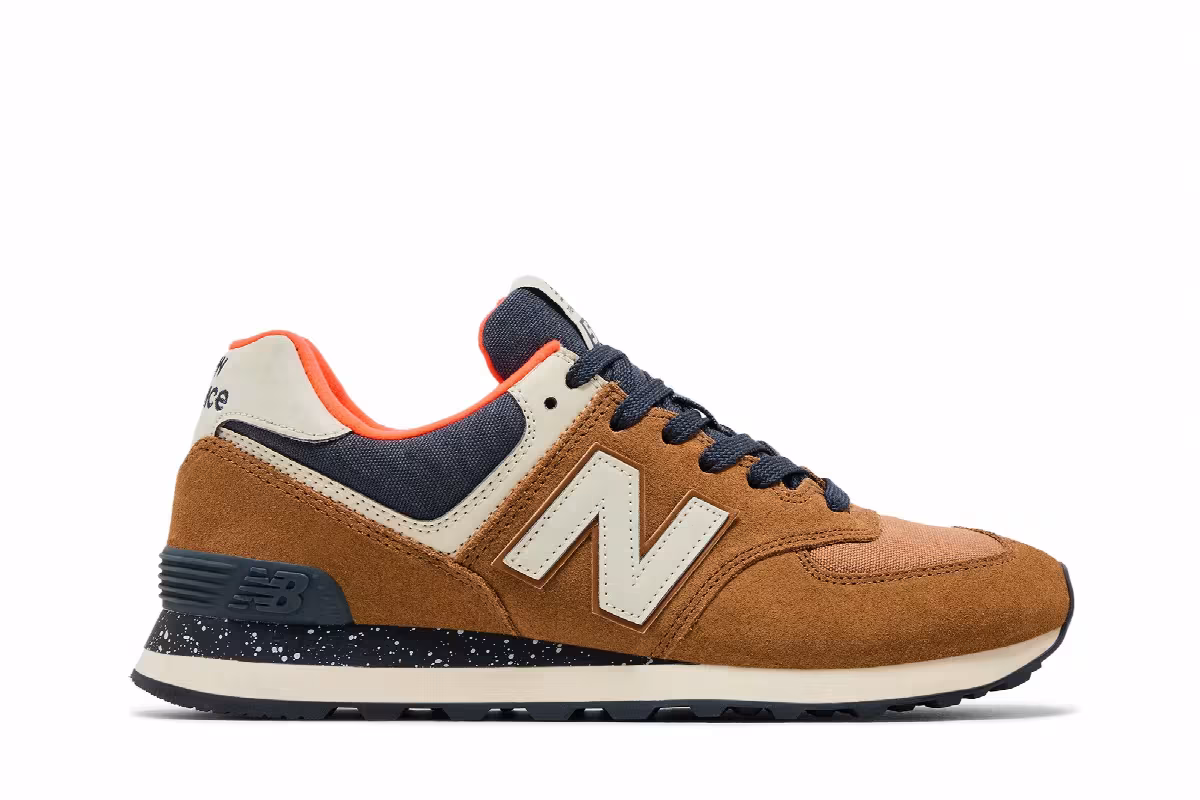 New Balance 574v2 Hi-Viz Pack - Brown Sugar, view 2
