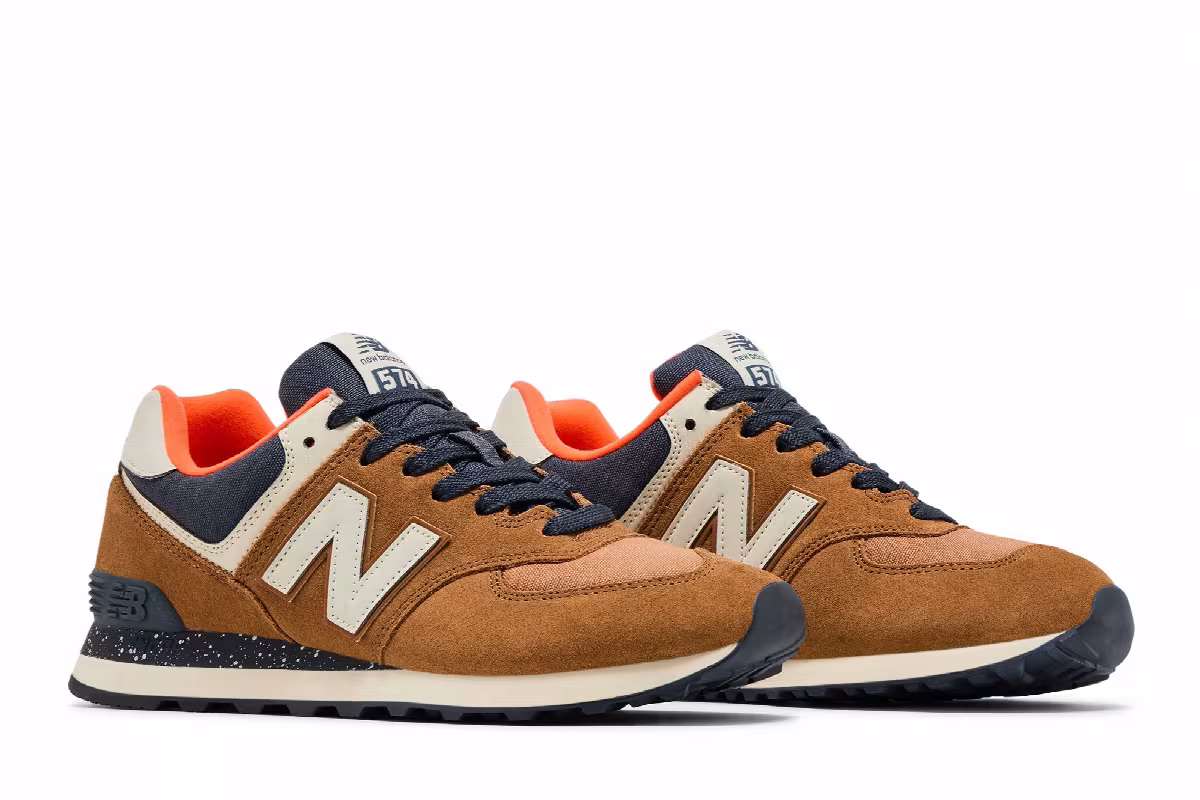 New Balance 574v2 Hi-Viz Pack - Brown Sugar, view 9