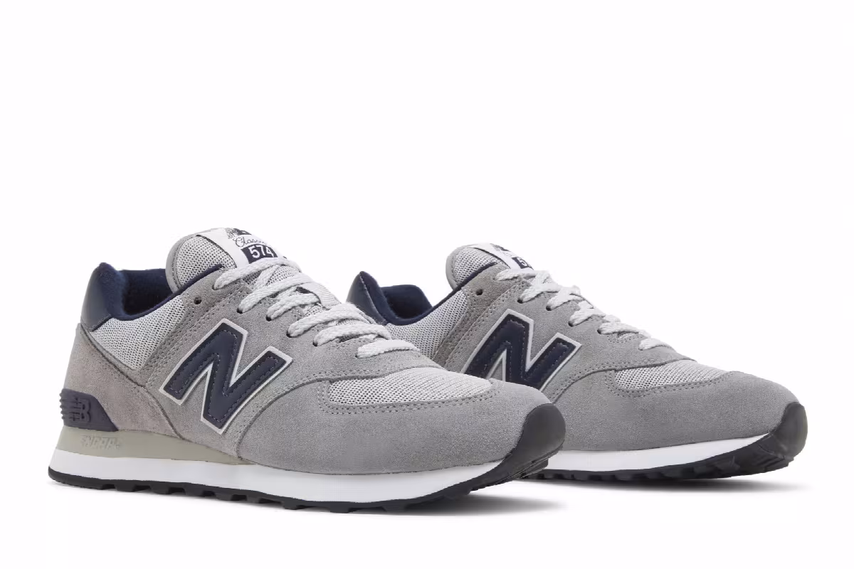New Balance 574 History Class Pack - Grey Blue, view 9