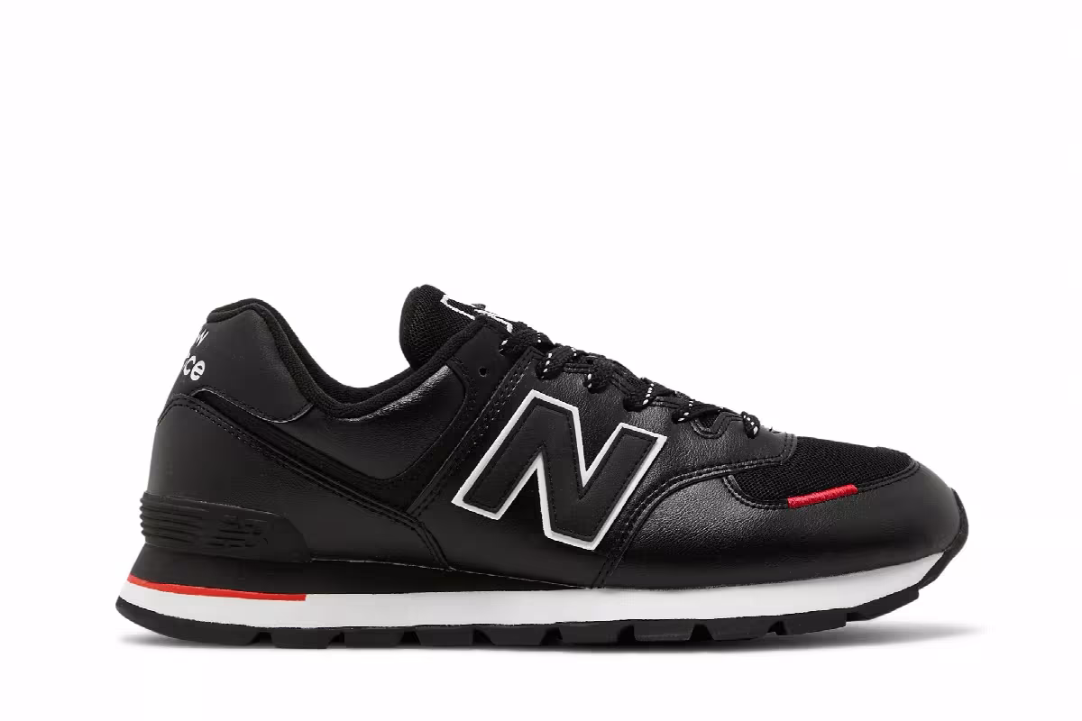 New Balance 574 Rugged Black, view 2
