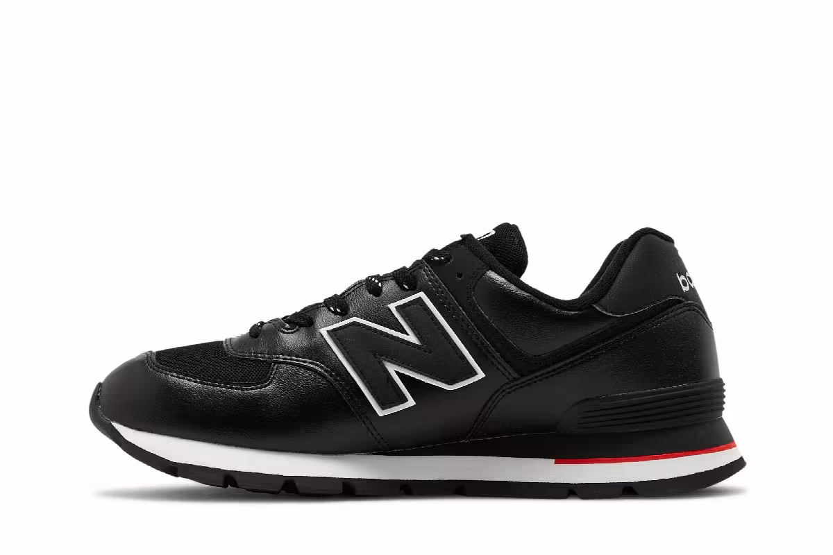 New Balance 574 Rugged Black, view 4