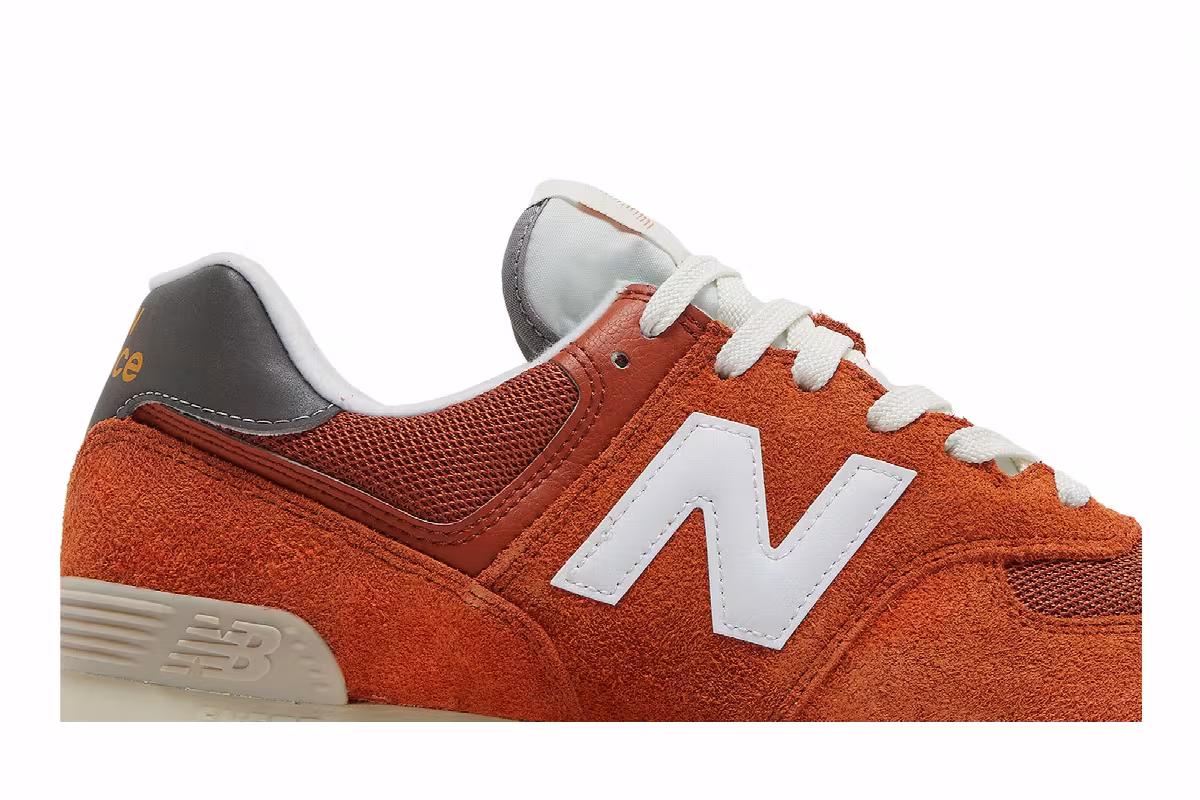 New Balance 574 Orange Burst, view 3