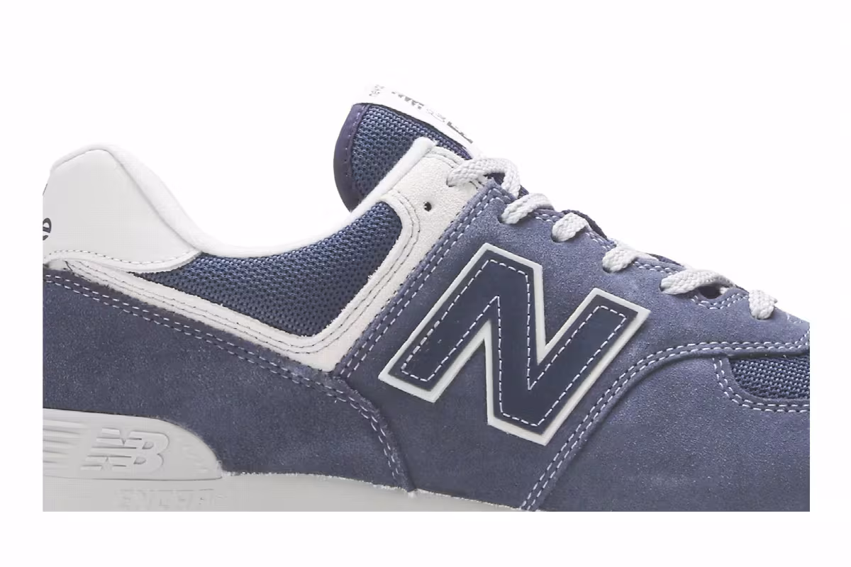 New Balance 574 Navy, view 3