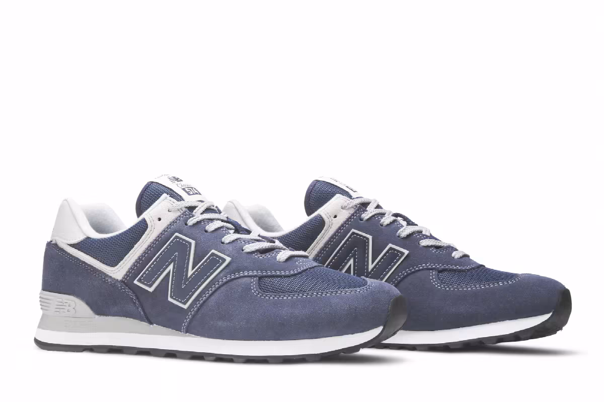 New Balance 574 Navy, view 9