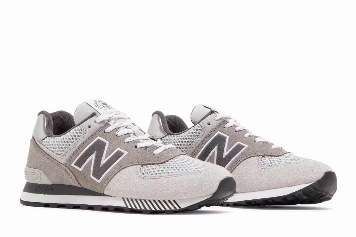New Balance 574 Grey Black, view 9