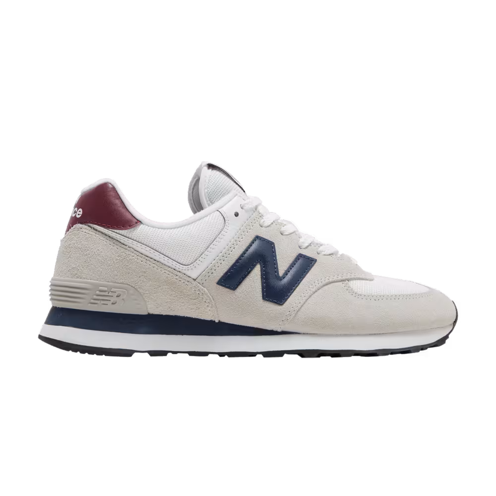 New Balance 574 White Natural Indigo