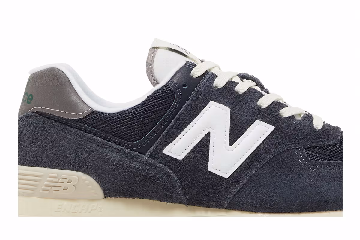 New Balance 574 Black White, view 3