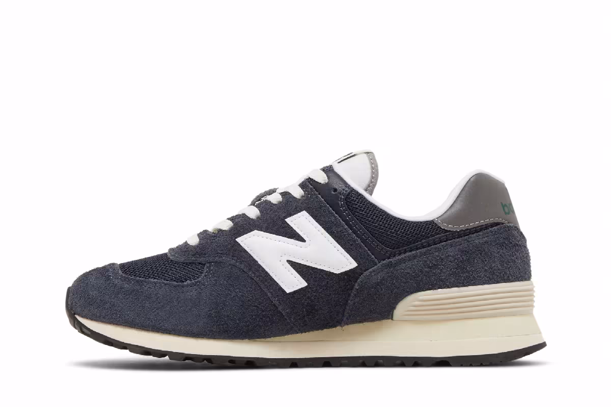 New Balance 574 Black White, view 4