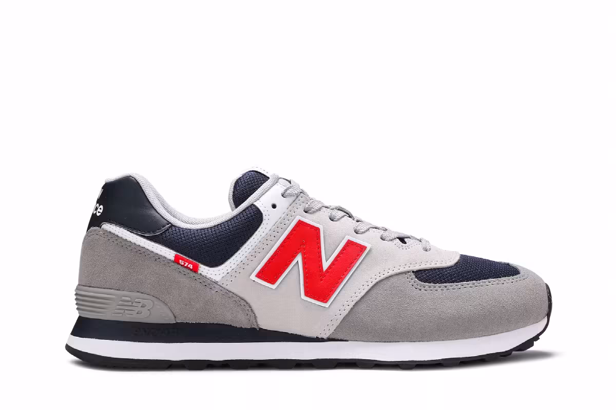 New Balance 574 Marblehead Velocity Red, view 2