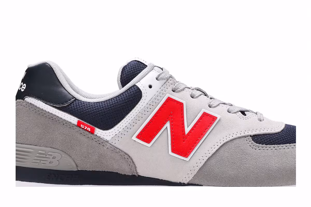 New Balance 574 Marblehead Velocity Red, view 3