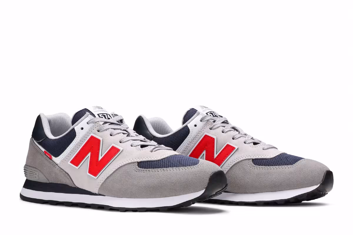 New Balance 574 Marblehead Velocity Red, view 9