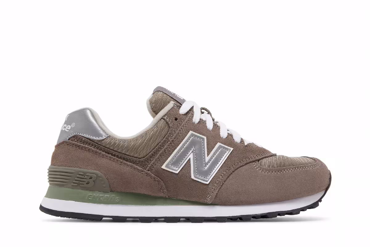 New Balance 574 Gray Silver, view 2