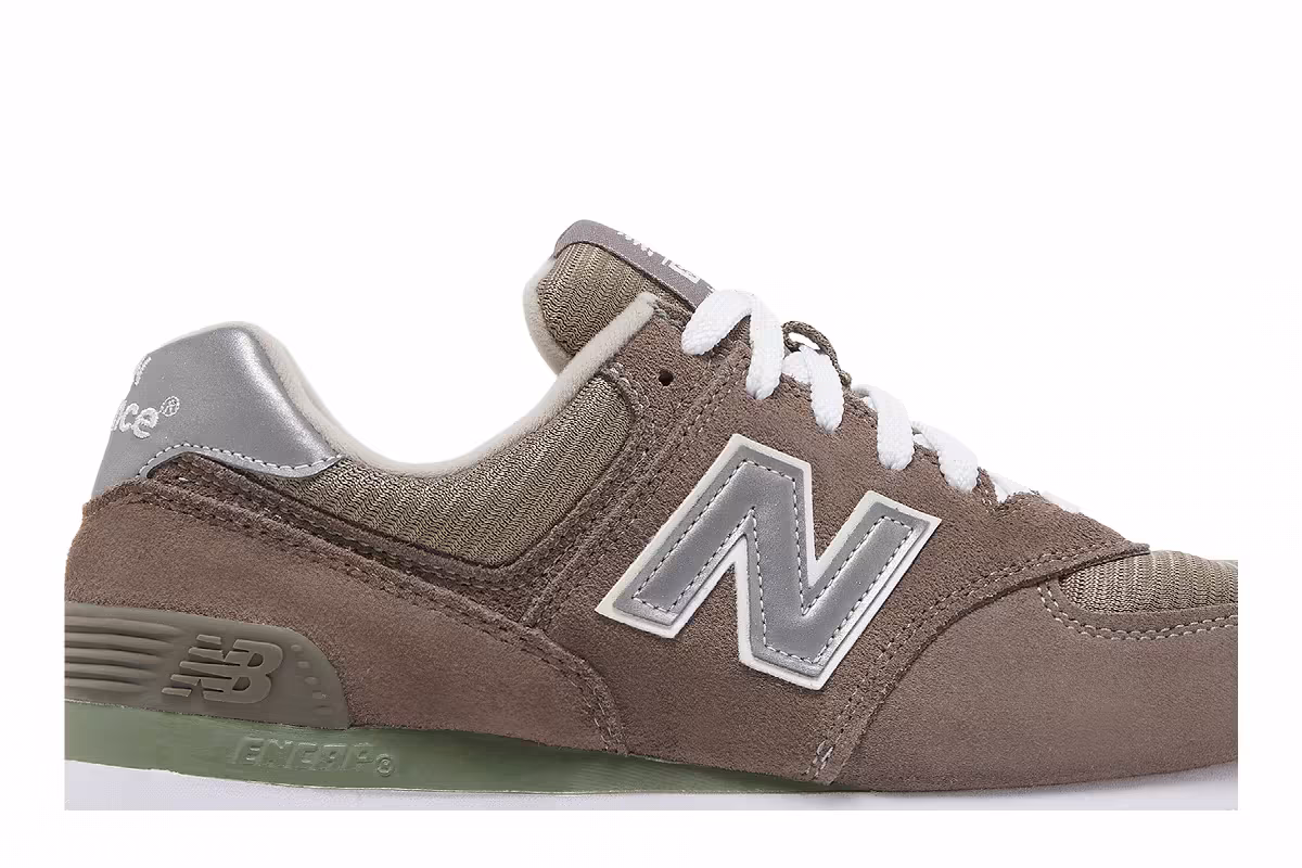 New Balance 574 Gray Silver, view 3
