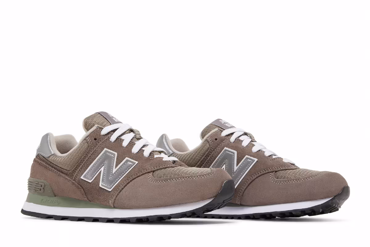 New Balance 574 Gray Silver, view 9