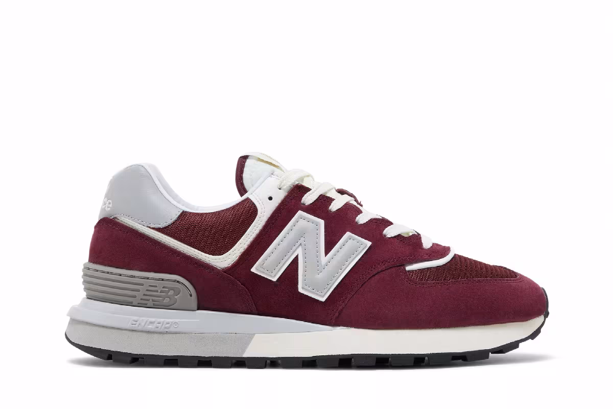 New Balance 574 Legacy Garnet Rain Cloud, view 2