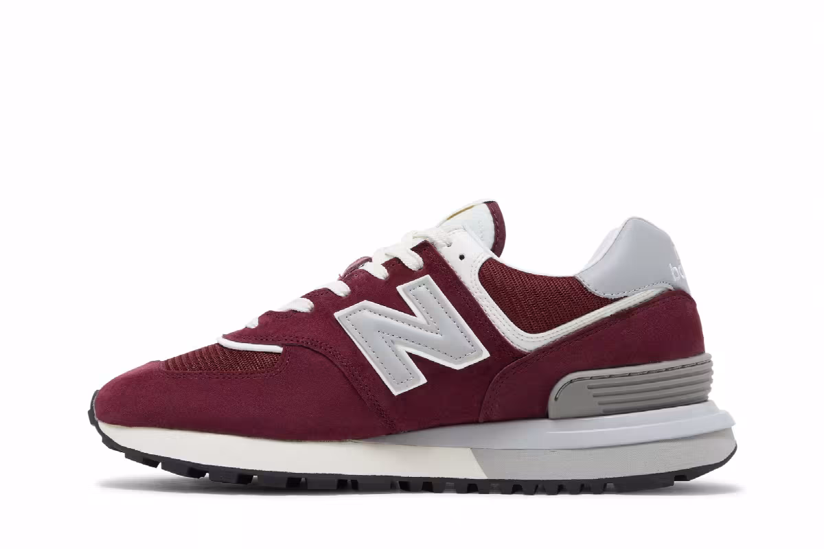New Balance 574 Legacy Garnet Rain Cloud, view 4