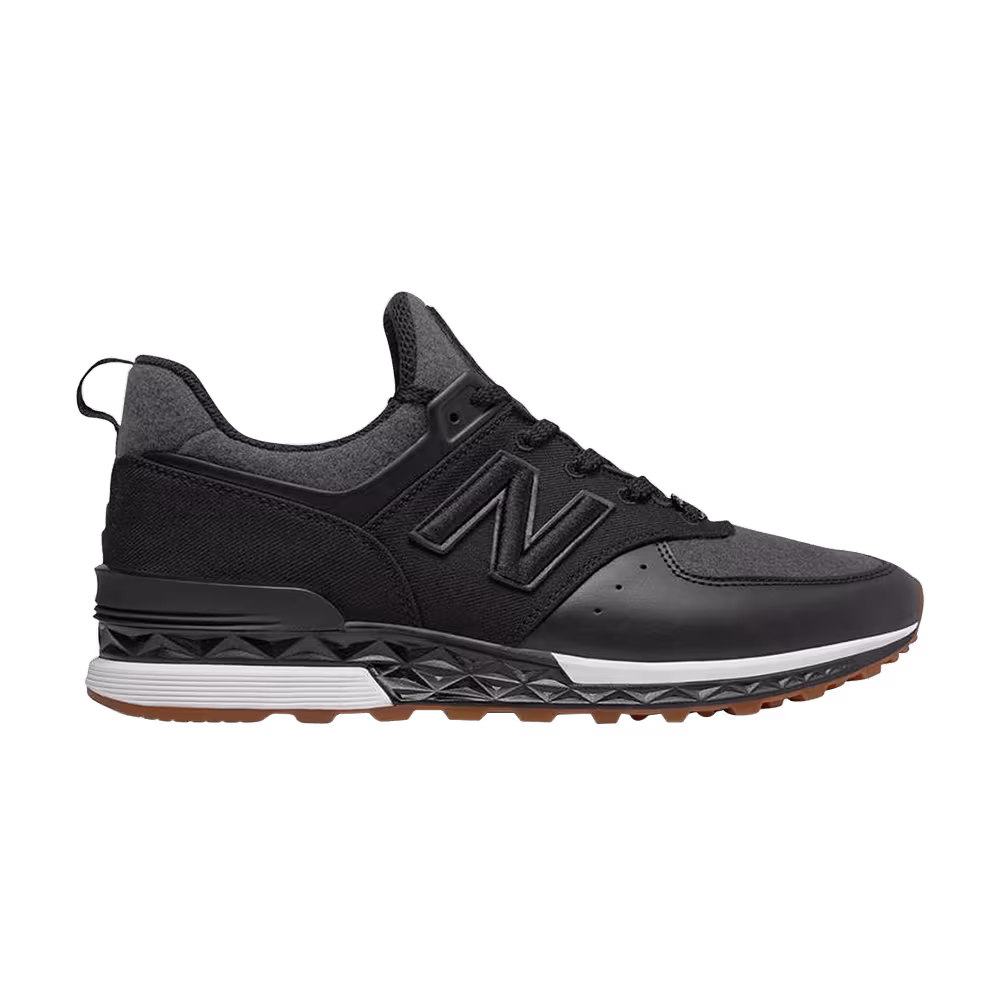 New Era x New Balance 574 Sport Black Gum
