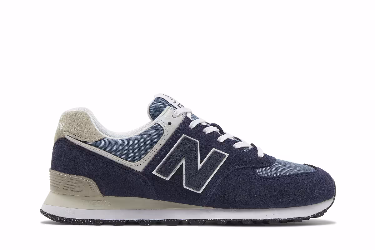 New Balance 574 Navy, view 2