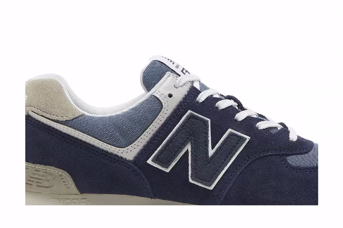 New Balance 574 Navy, view 3
