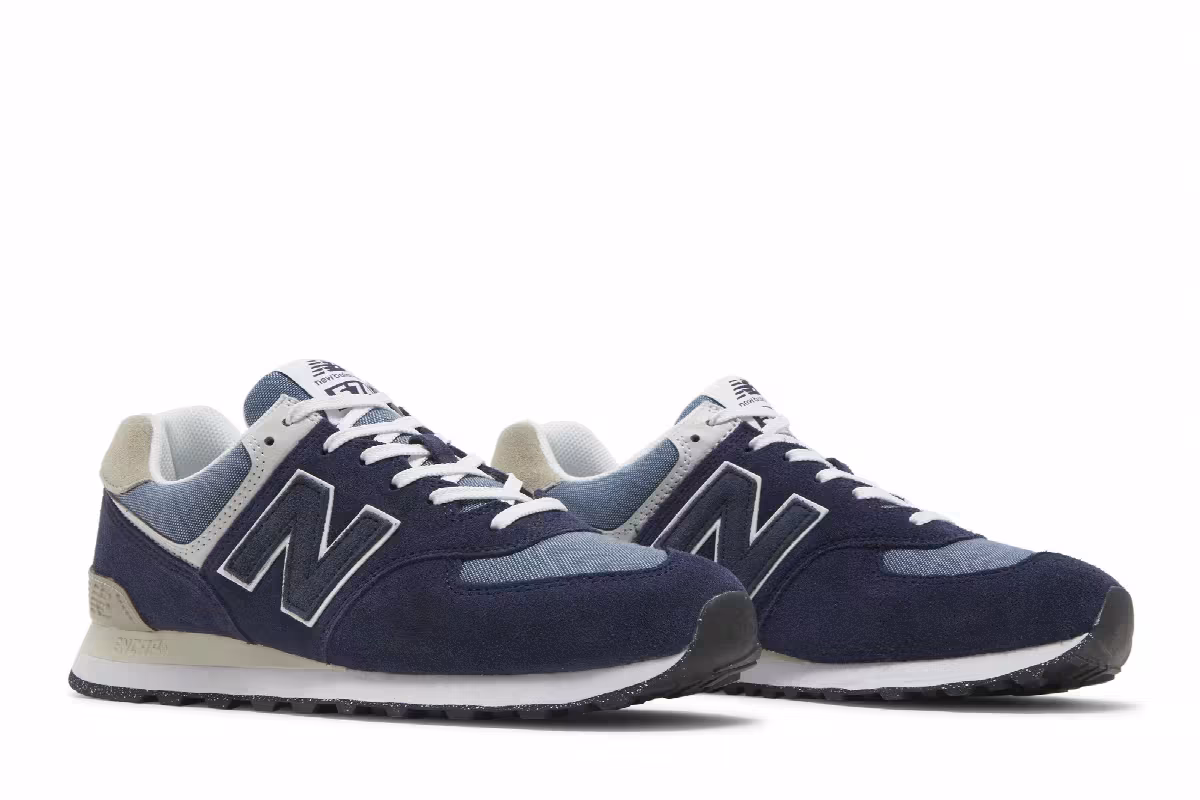 New Balance 574 Navy, view 9