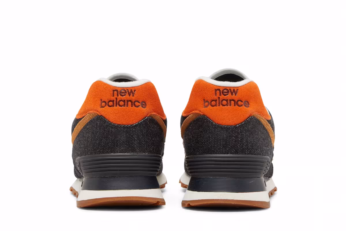 New Balance 574 Denim - Black Faded Workwear, view 7