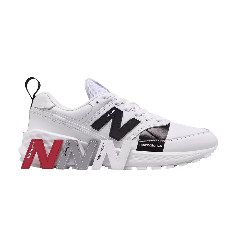 New Balance 574 Sport Flight Path - White